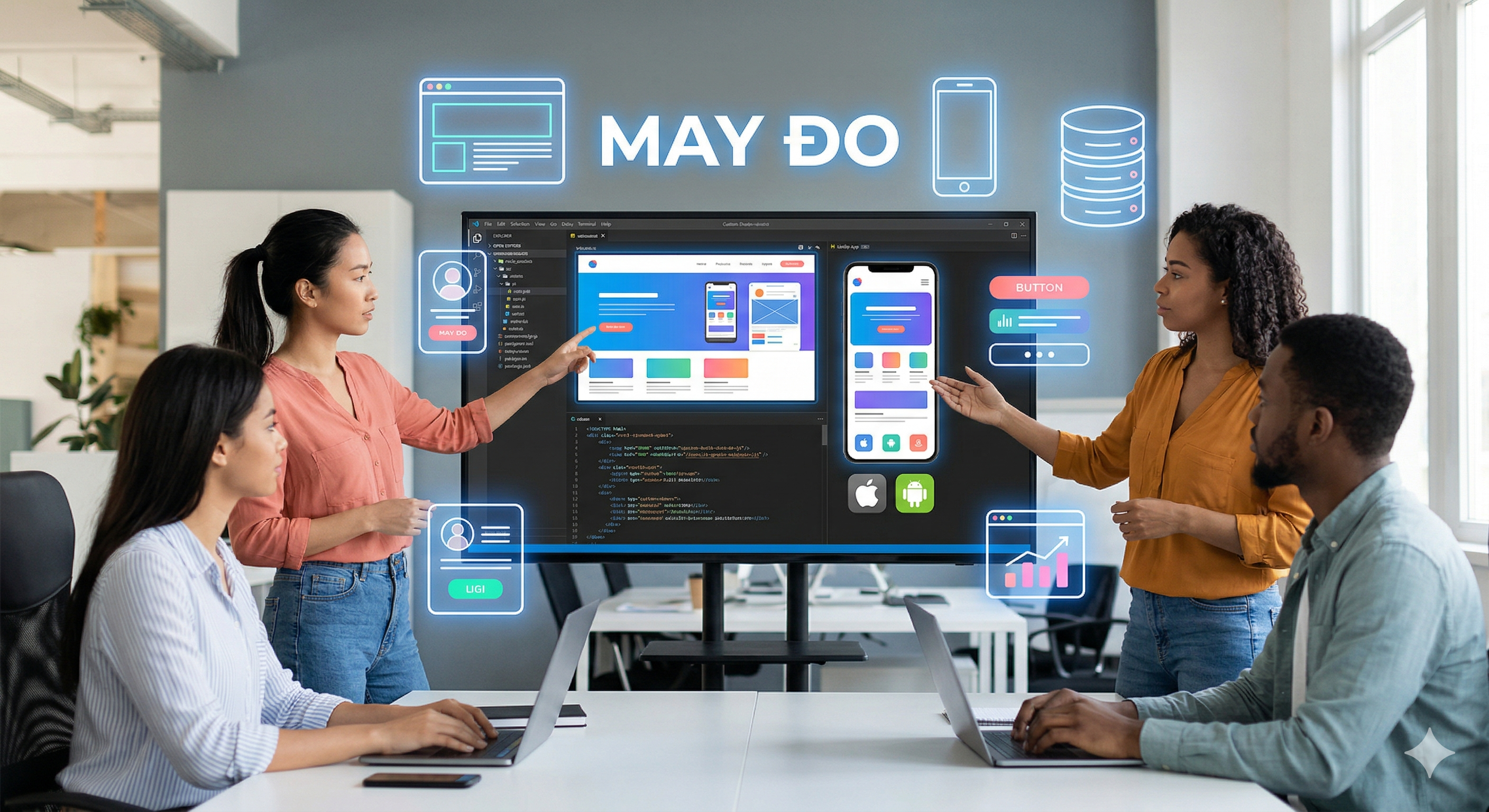 Dịch vụ Phát triển Web và Ứng dụng Di động Theo Yêu Cầu